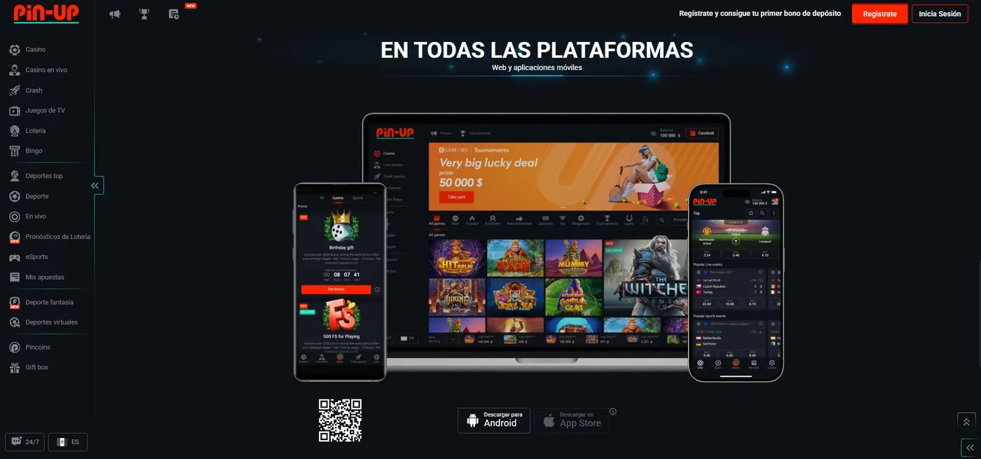 Pin Up app para Android